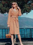 WINTER CHIC COAT WITH BELT